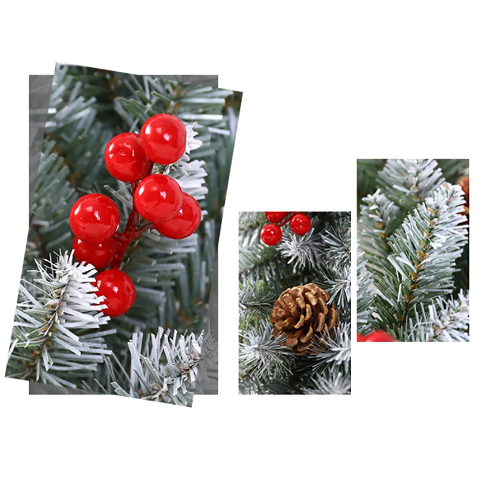 New Christmas pine cone ball garland rattan holiday decoration pendant