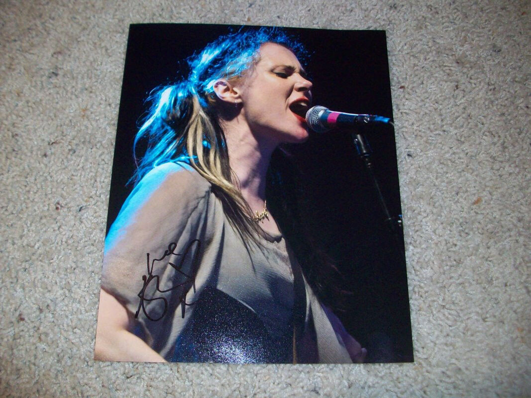 KATE NASH GIRL TALK SIGNED AUTOGRAPH 8x10 Photo Poster painting G