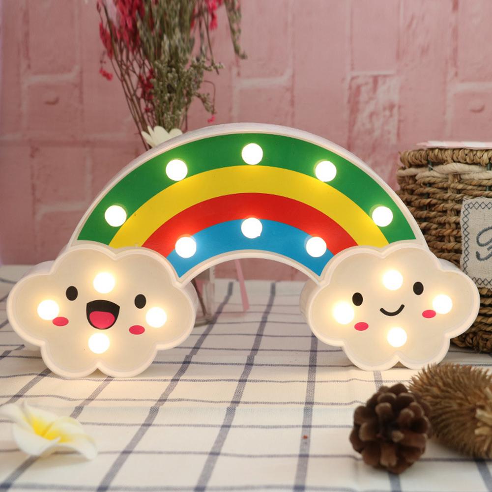 

Cute Rainbow LED-Curtain String Night Light, 501 Original