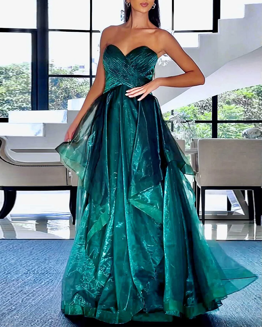 Women's Solid Color Party Dress