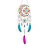 Feather Hanging Dream Catcher Wind Chimes Kit - 5D DIY Diamond Crafts