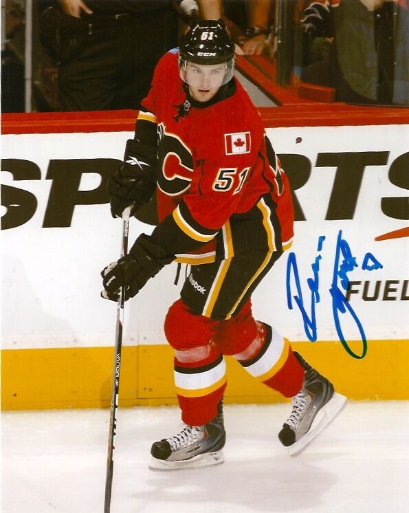 Calgary Flames Roman Horak Autographed Signed 8x10 Photo Poster painting COA TWO