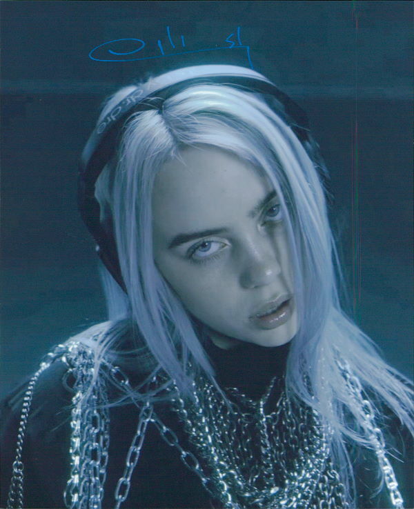 Billie Eilish signed 8x10 Photo Poster painting In-person