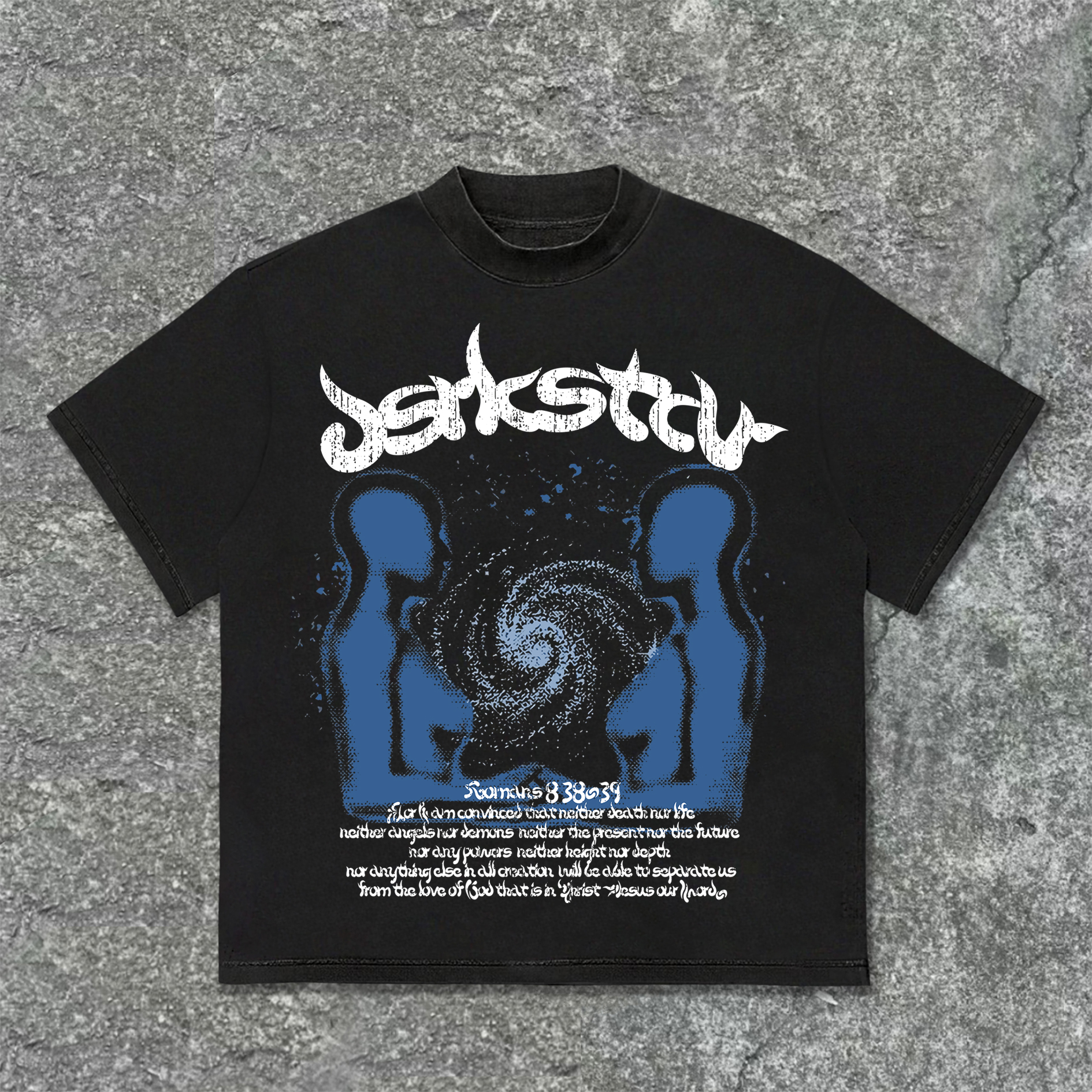 Hellstar Human Development Graphic Bible Print Cotton T-Shirt