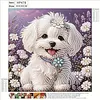 Diamond Painting-DIY Crystal Rhinestone Happy Puppy