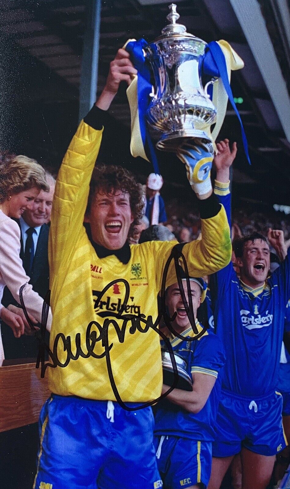 Dave Beasant Genuine Hand Signed Wimbledon 6X4 Photo Poster painting