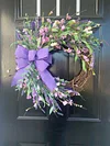 🌸Spring Purple Lavender Grapevine Wreath🔥-mysite-Adracos
