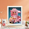 Cartoon Little Girl Diamond Art Painting Kits with Frame 