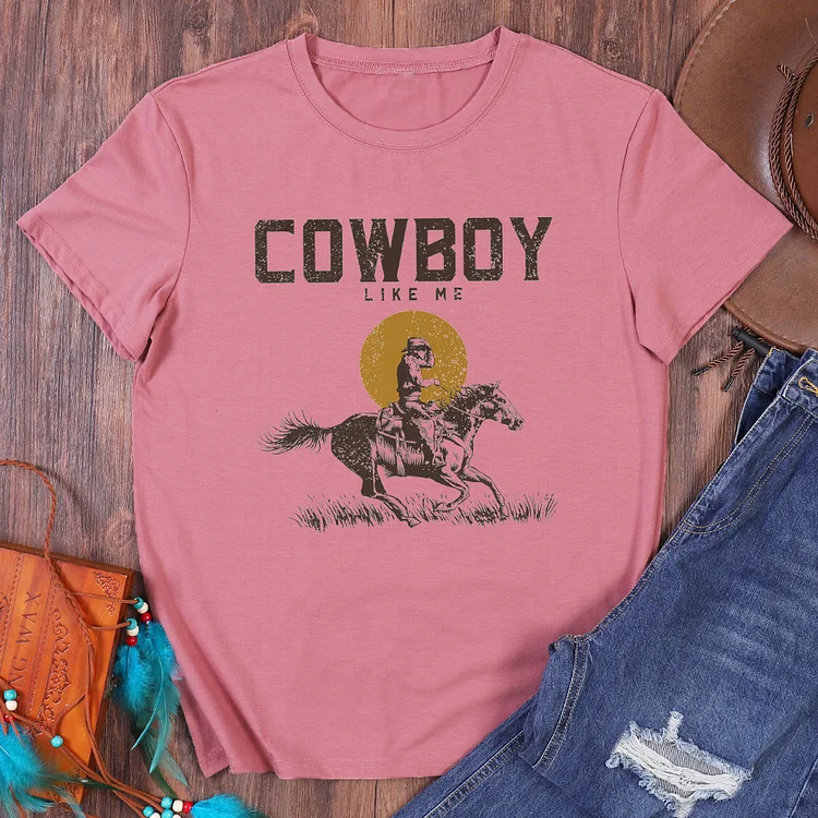 Western cowboy like me T-Shirt-014276-Annaletters