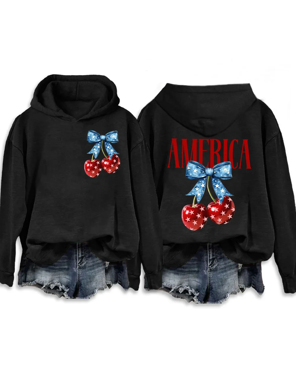 America Cherries Hoodie