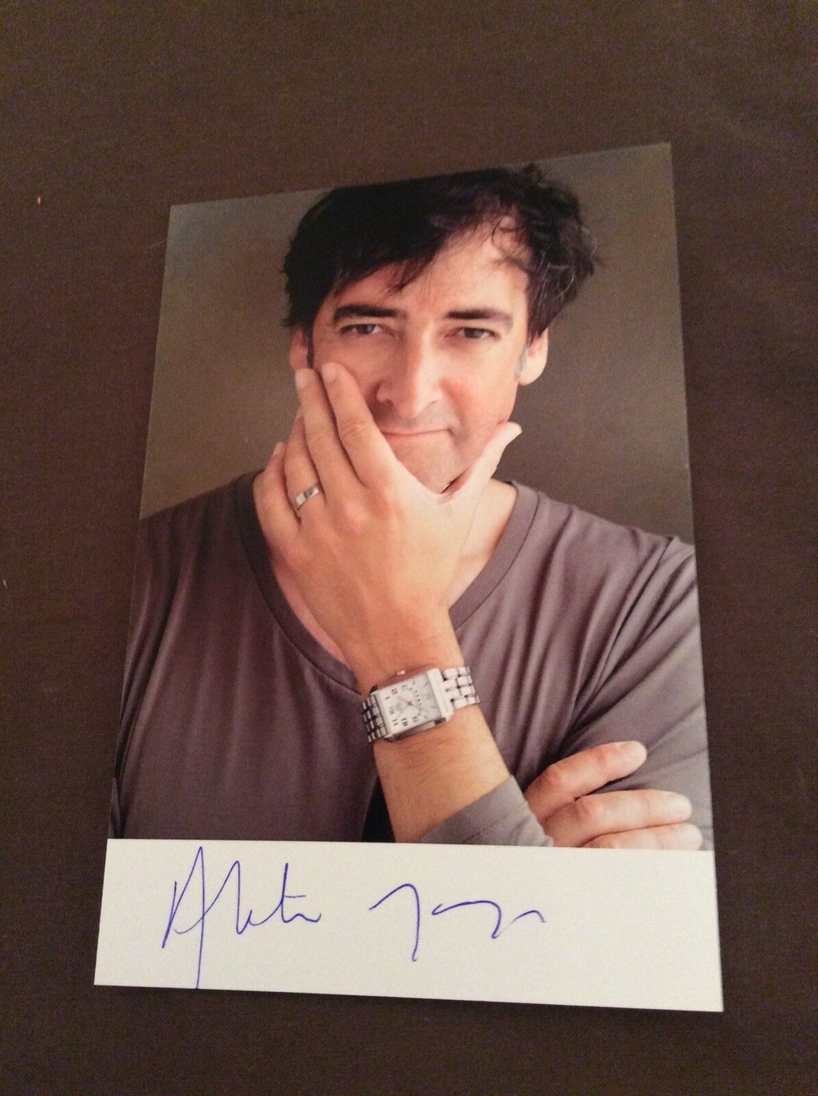 ALISTAIR MCGOWAN (IMPRESSIONIST) SIGNED Photo Poster painting