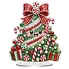 Ice Cream Xmas Tree Special Shaped 2D Flat DIY Pearl Art Diamond Painting Ornament
