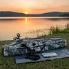 3 Layers Fishing Rod Case Portable Folding Fishing Pole Bag for Outdoor Fishing
