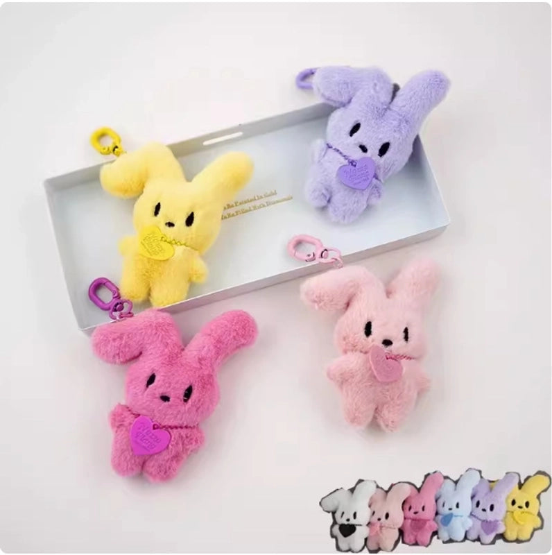 Elegant Cute Minimalist Rabbit Metal Unisex Keychain