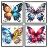 Butterfly - Full Embroidery 3 Strands 11CT Stamped Cross Stitch - 45*45CM