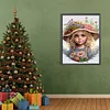 Flower Hat Girl - Crystal Rhinestone Diamond Painting