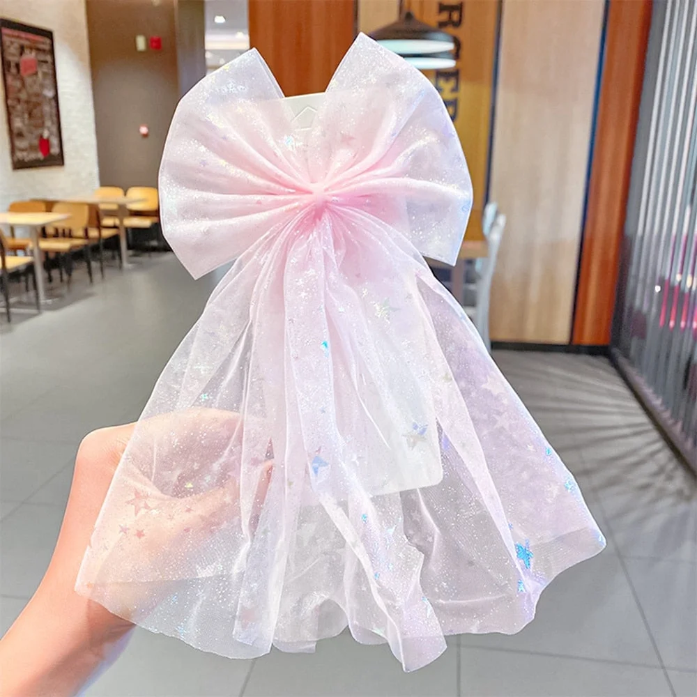 New Girls Beautiful Chiffon Bow Print Flower Strawberry Hairpins Headband Kids Sweet Hair Decorate Clip Fashion Hair Accessories