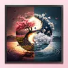 Tai Chi Tree Of Life-11CT Stamped Cross Stitch 40*40cm/15.75*15.75in tapestrymarket