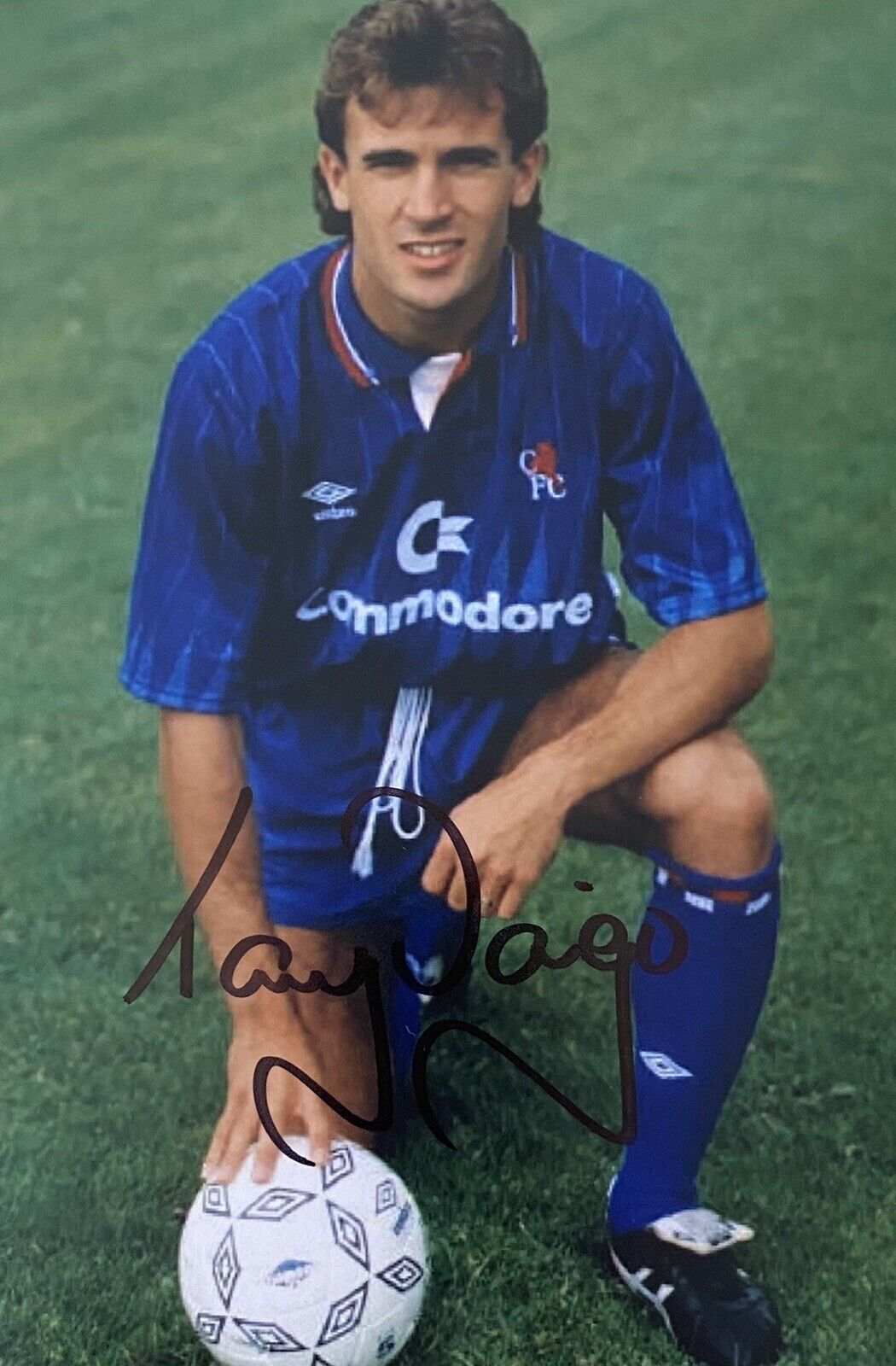 Tony Dorigo Genuine Hand Signed Chelsea 6X4 Photo Poster painting