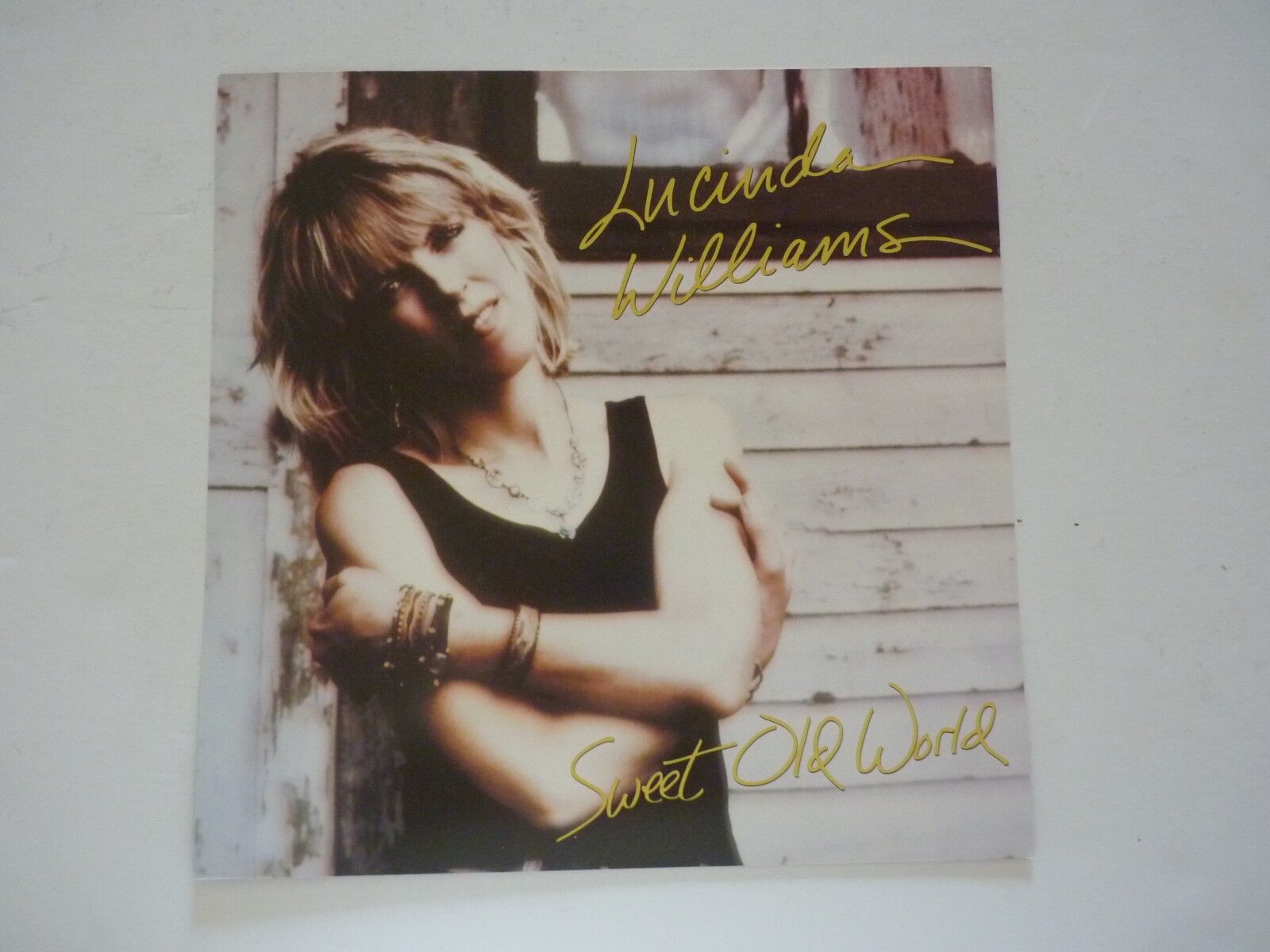 Lucinda Williams Sweet Old World 1992 LP Record Photo Poster painting Flat 12X12 Poster