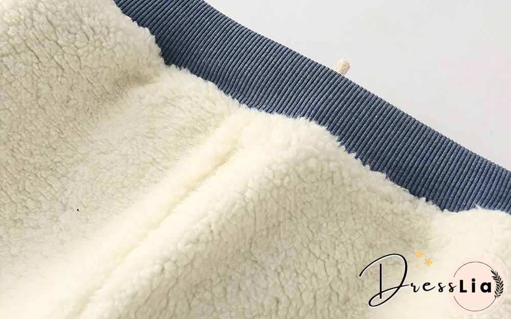 Winter Lambskin Thicker Elastic Waist Pants Loose Solid Color Cotton Harem Pants Women Casual Warm Trousers