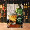 Heineken bi&egrave;re - Panneaux en &eacute;tain m&eacute;tallique(20*30cm/30*40cm) - Bi&egrave;re