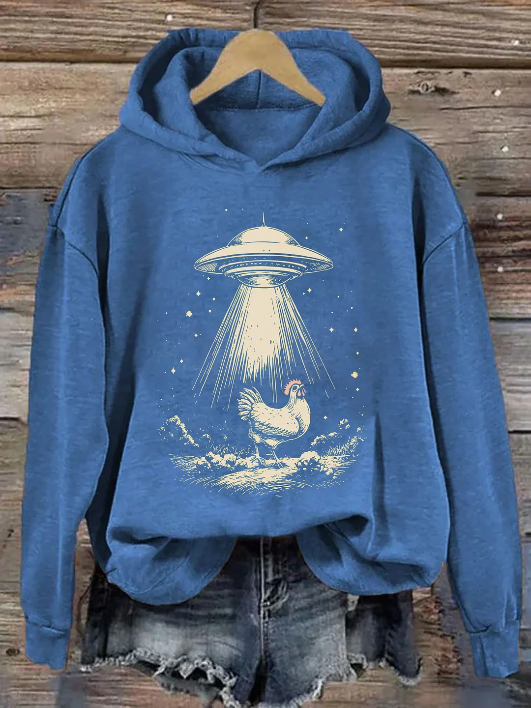 Chicken UFO Hoodie