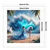Beach Beauty Horse-11CT Stamped Cross Stitch 40*40cm