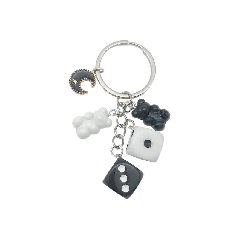 Cute Bear Resin Keychain