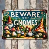 Beware Of Gnomes - Vintage Metal Signs(12*16Inch) - Warning