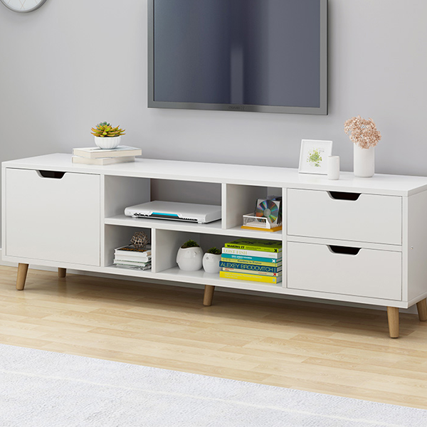 GLVEE Living Room Simple TV Cabinet Table