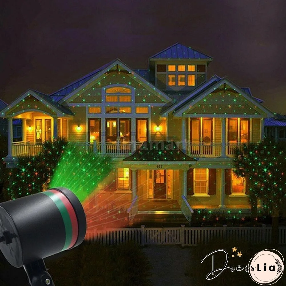 Outdoor Dynamic Sky Starry Sky Projection Light Waterproof Landscape Light Lawn Stage Effect Light Christmas Decoration Light Halloween Decoration Light