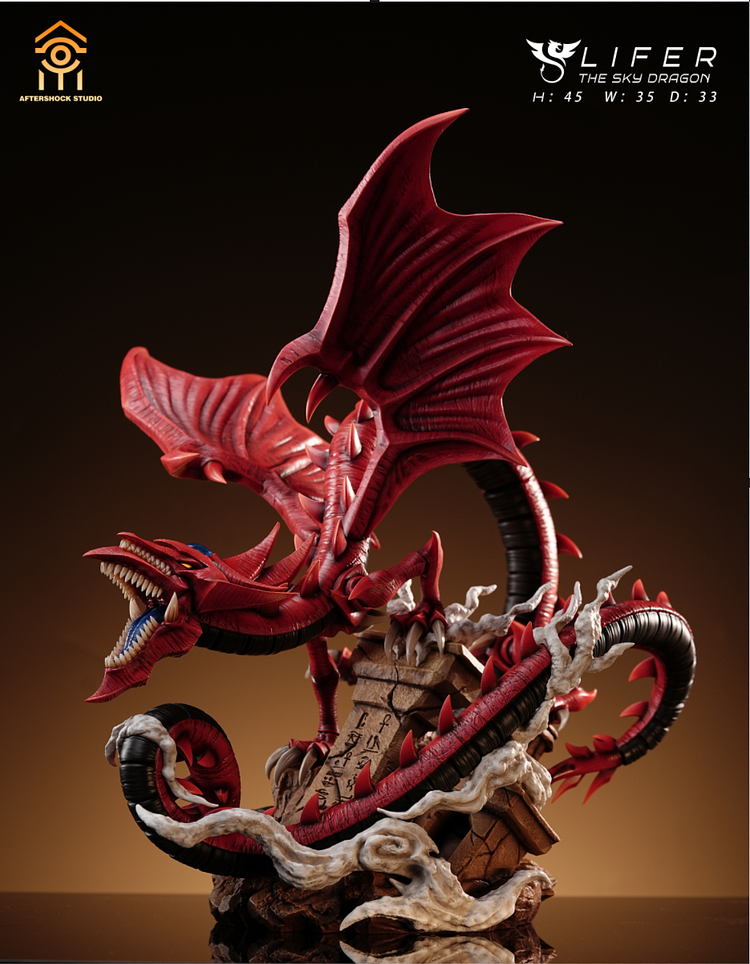 PRE-ORDER Aftershock Studio - Yu-Gi-Oh! Slifer the Sky Dragon Statue(GK)-