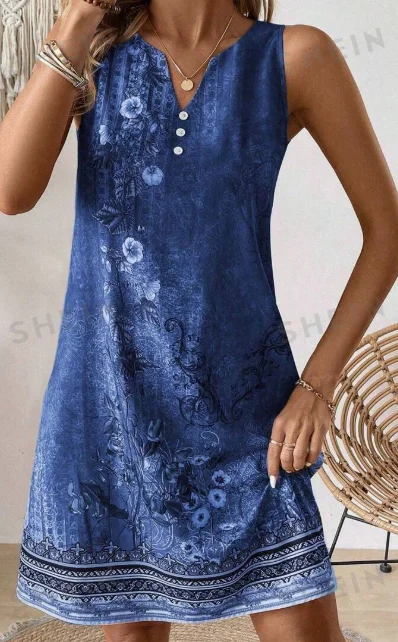 Floral Dresses For Mature Older Ladies Over 40, 50, 60, 70 - OlderIn Seniors  & Elderly Fashion