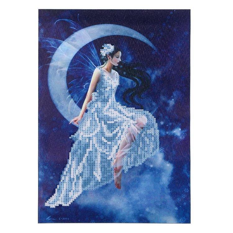 Moon Goddess - Round Drill Diamond Painting - 30x40cm(Canvas)