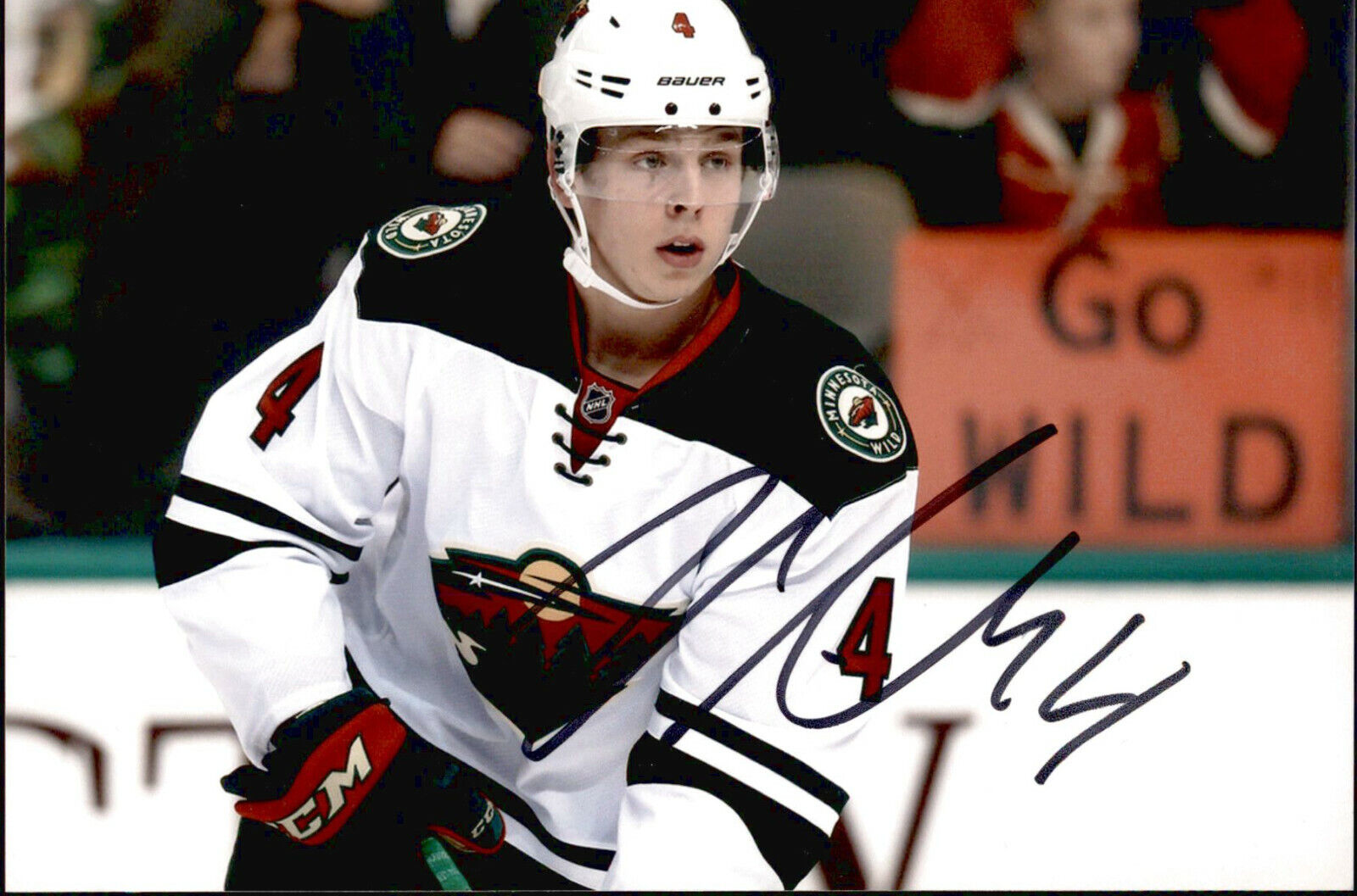 Mike Reilly SIGNED autographed 4x6 Photo Poster painting MINNESOTA WILD / OTTAWA SENATORS #5