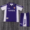 1999-2000 Retro Fiorentina Home Football Shirt 1:1 Thai Quality Kids Size