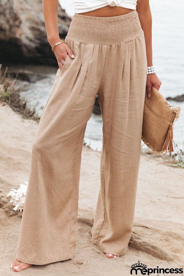 Fresh Air Pocketed Smocked Pants