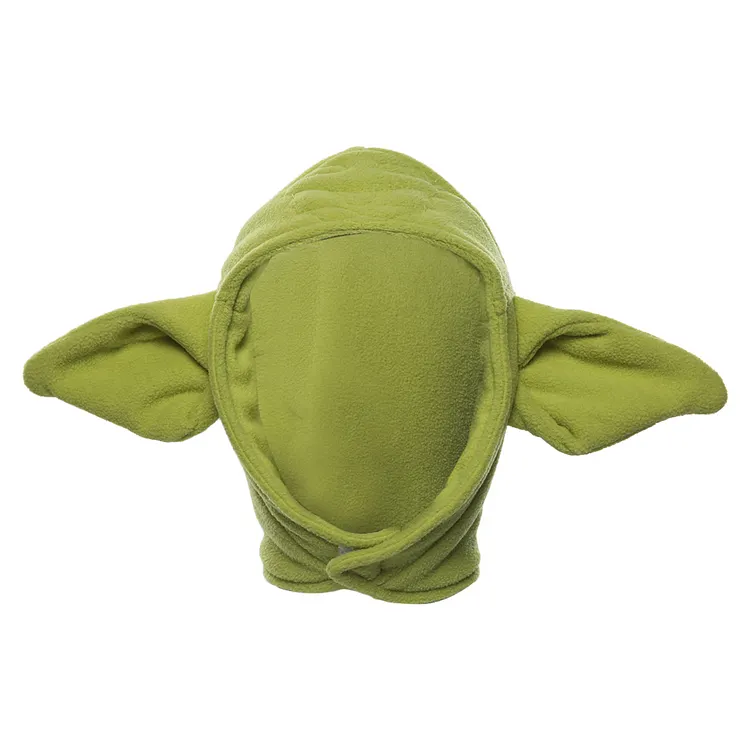 Mando Baby Yoda Green Hat Headgear Cosplay Accessories Halloween Carnival Props