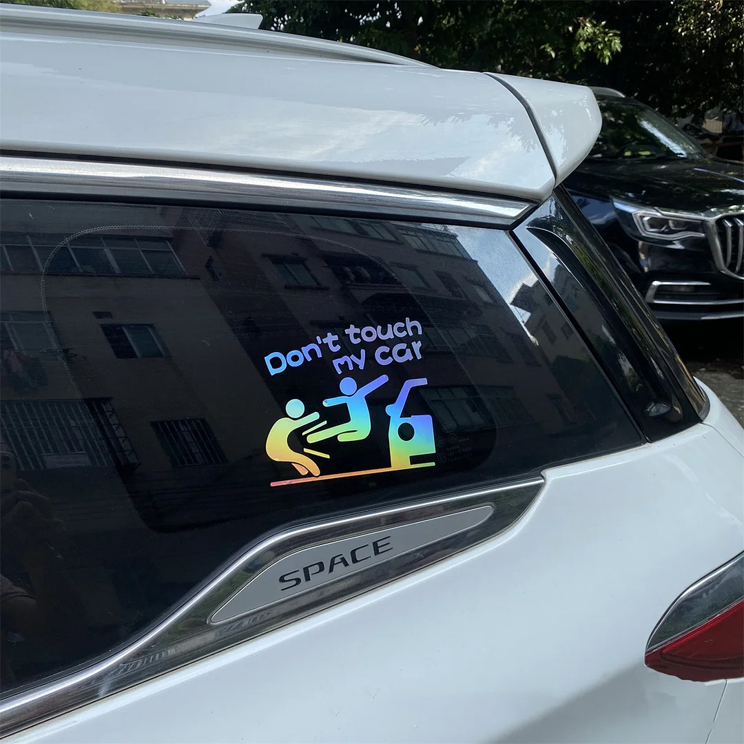 DON'T TOUCH MY CAR Sticker