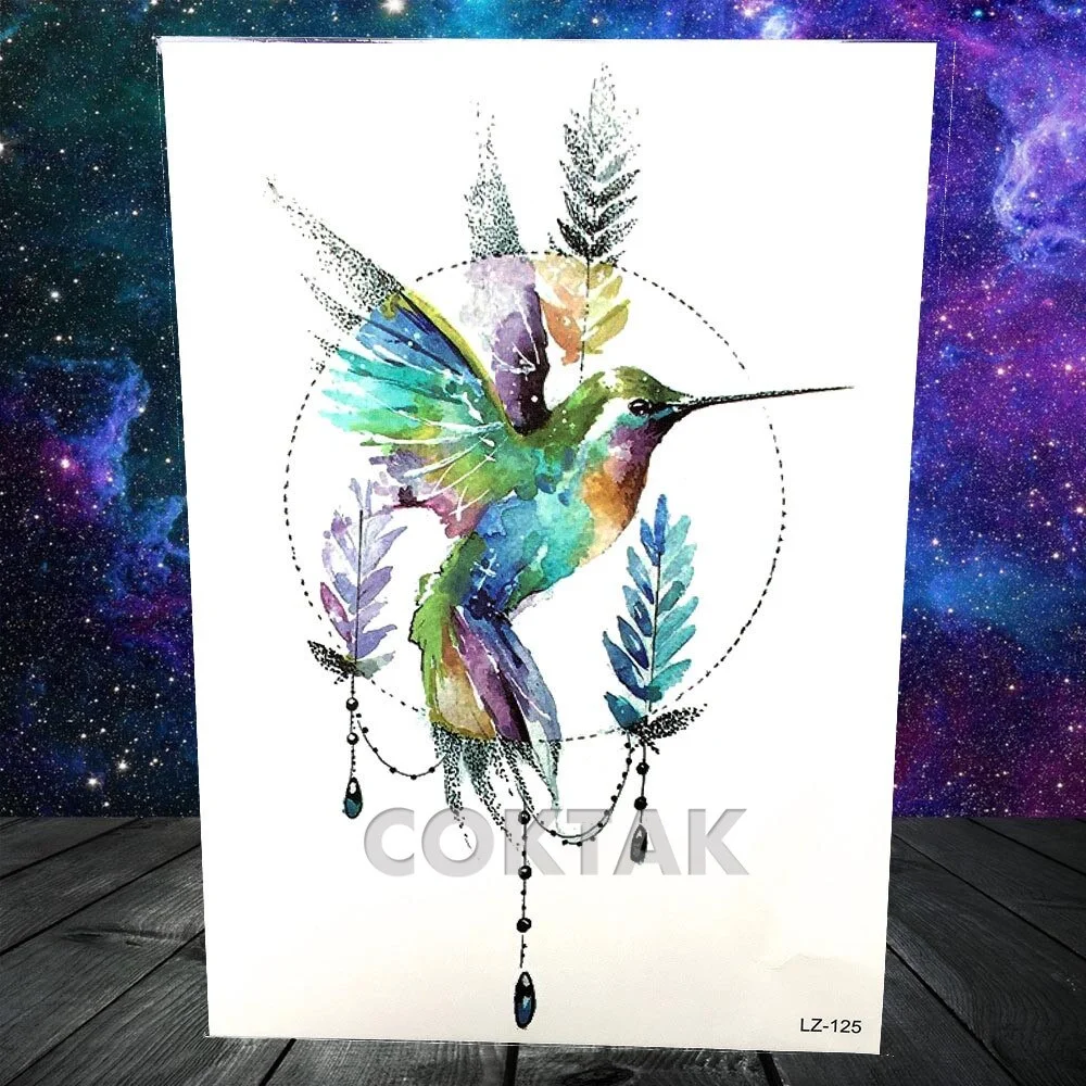 Geometric Skull Temporary Tattoos For Men Women Realistic Fake Wolf Gangster Tattoos Sticker Outer Space Planets Tatoos Washable