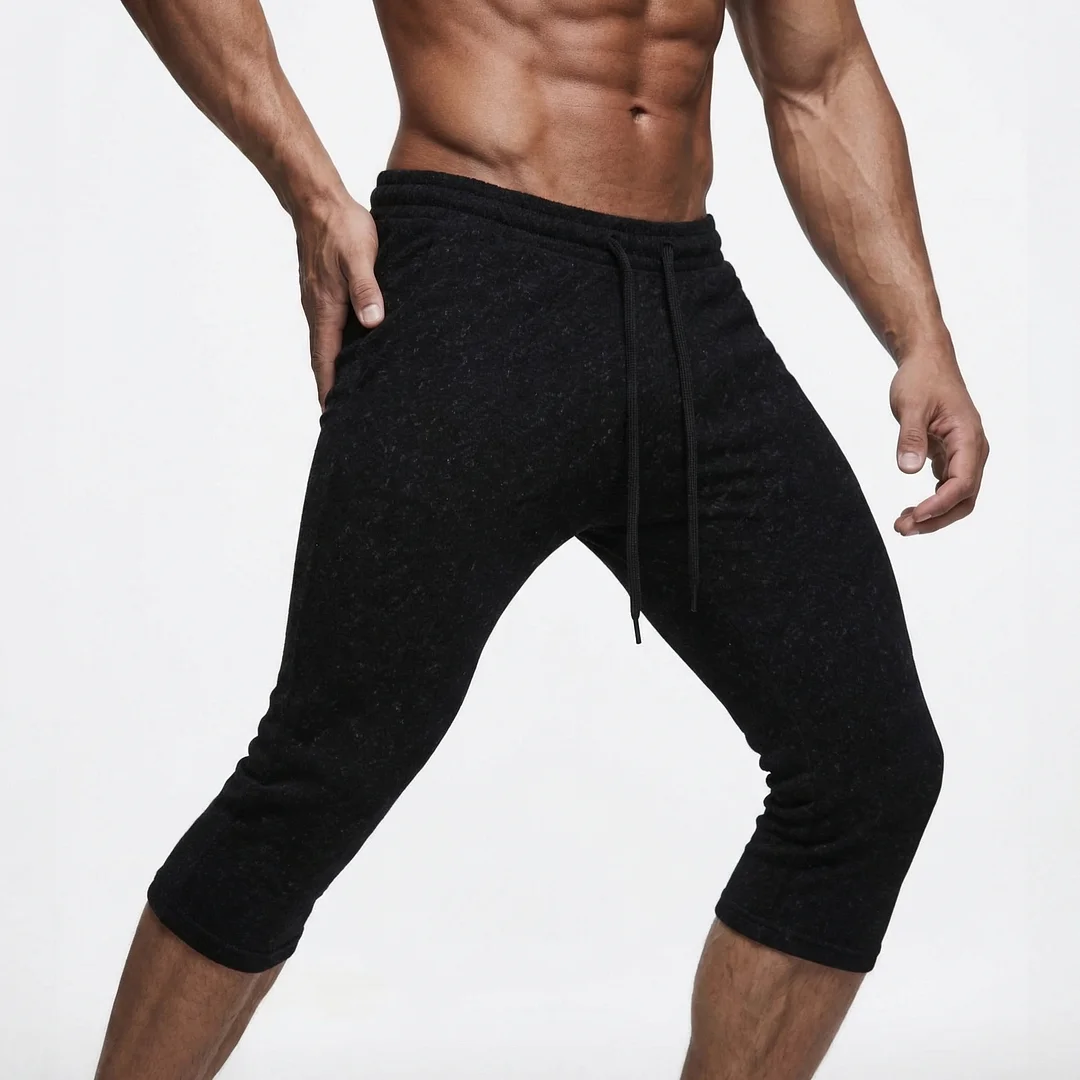 Men's Basic Casual 7/8 Length Pants-INSPIREUSE