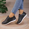 Gioiacombo&trade; Sneaker casual traspiranti con paillettes alla moda da donna