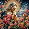 Diamond Painting-DIY Crystal Rhinestone Our Lady