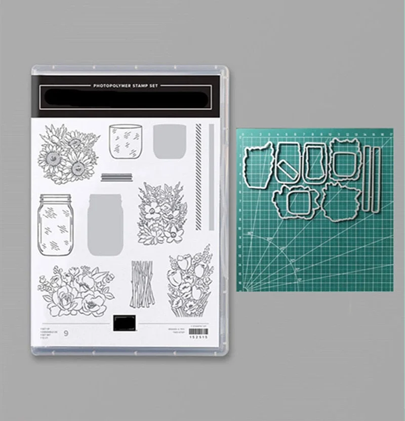 Metal Cutting Dies and Clear Stamps Stencil for Scrapbooking Album Decoration Craft Die Cut for Card Making Stamp and dies 2020 712