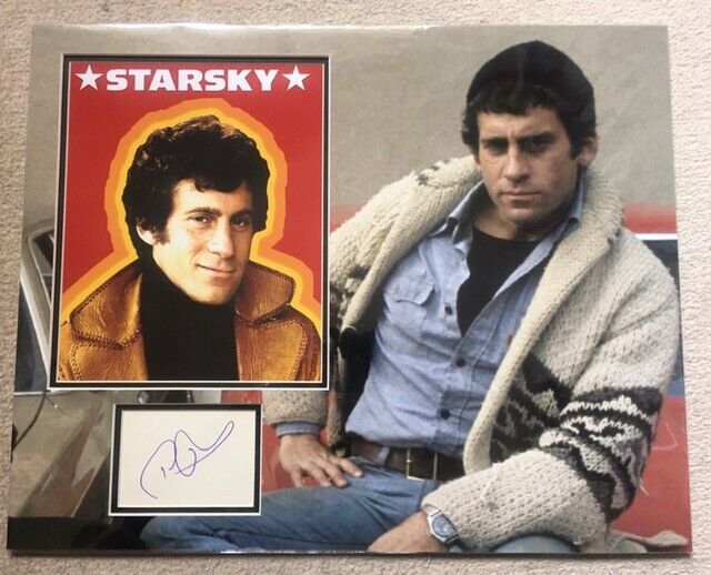 PAUL MICHAEL GLASER SIGNED STARSKY AND HUTCH Photo Poster painting MOUNT UACC REG 242