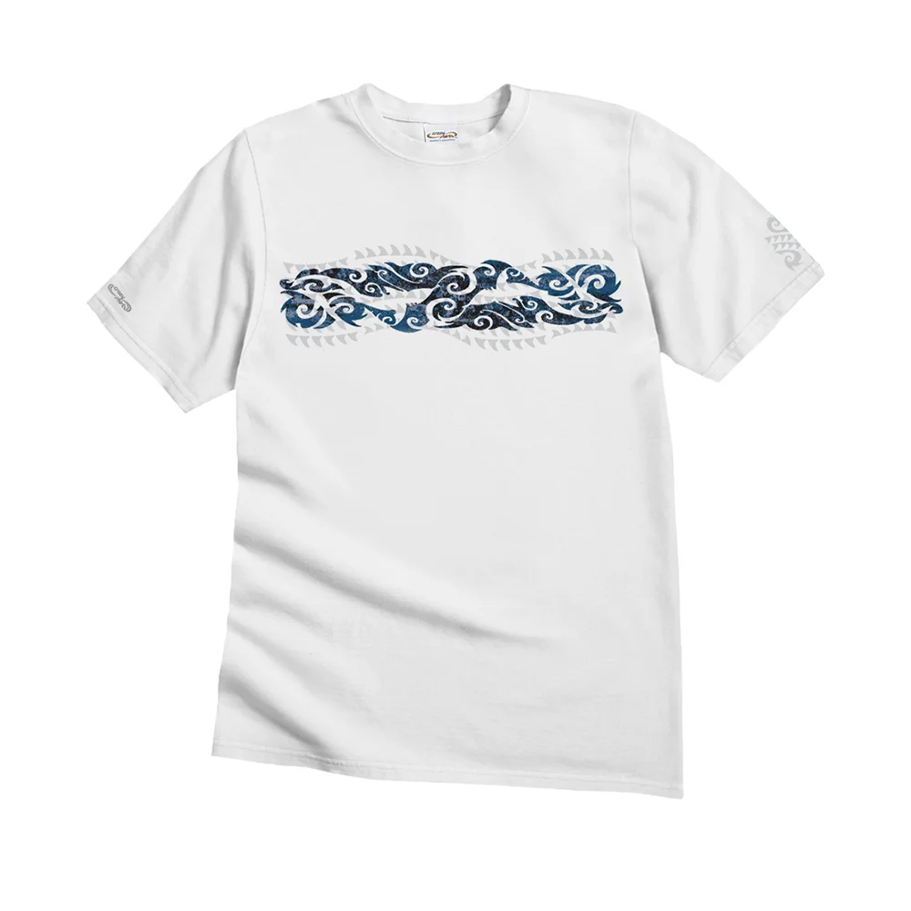  Vintage-Inspired Nautical Graphic T-Shirt for Men - Perfect for Summer Outings and Casual Wear