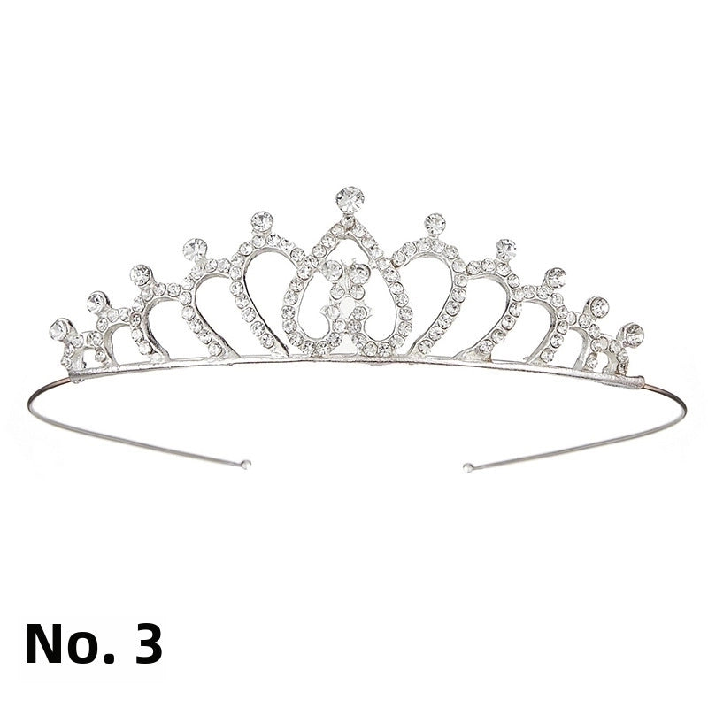 Factory Girl Crown Princess Simple Cute Headband Baby Festival Performance Hair Accessories Bride Crown Wedding Headdress