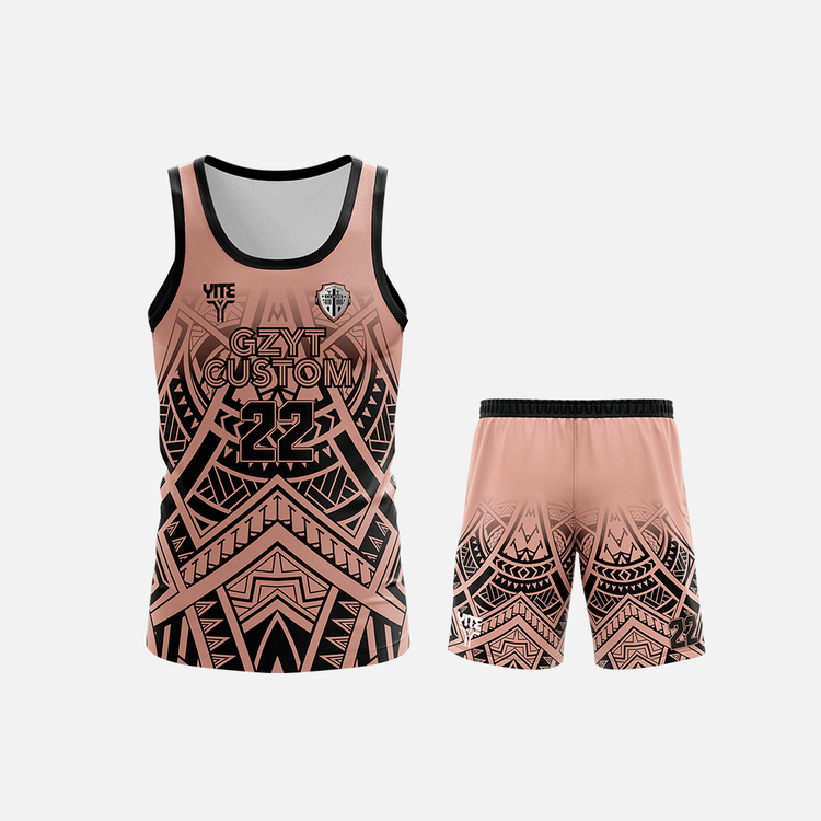 YITE | XSCQ24-006- Black And Pink  Touch football  Uniforms