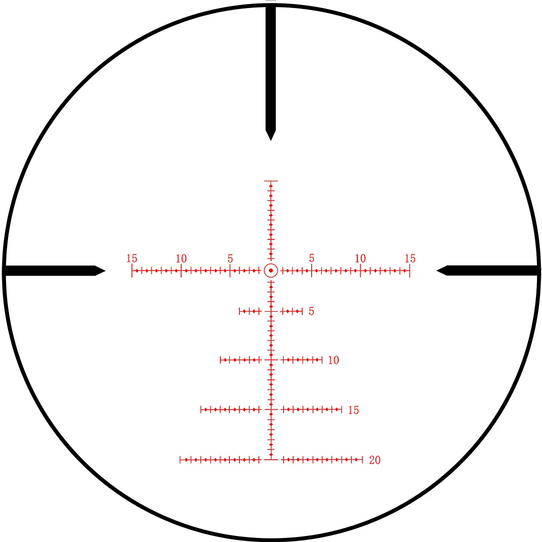 ohhunt® 1.25-12X32 IR 30MM SFP Red Illuminator Glass Etched Reticle Tactical Scope